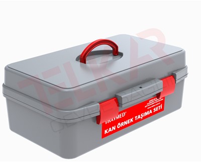 BLOOD SAMPLE CARRYING SET LARGE-GRAY