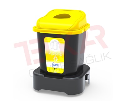 MODULAR WASTE  BIN SET PLASTIC WASTE 30 LT