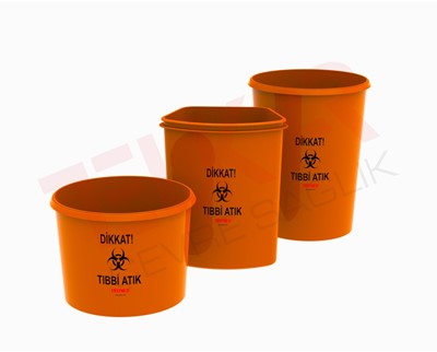 1,2-1,3 ve 2,0 LT DIRTY MEDICAL WASTE COLLECTION CONTAINER