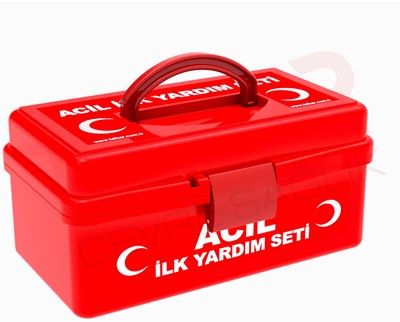 EMERGENCY FIRST AID SET SMALL-RED